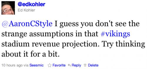Think about it, @AaroncStyle