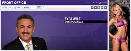 Zygi Wilf Vikings Owner/Chairman